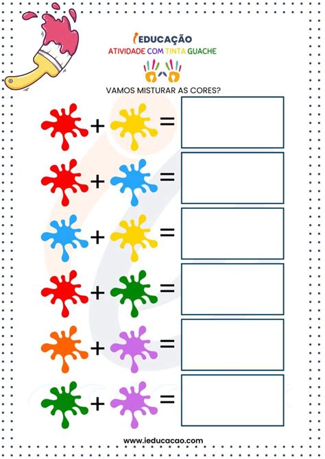 Atividades Com Tinta Guache Para Educação Infantil