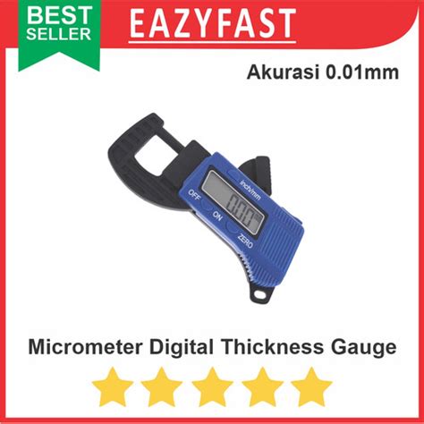 jual micrometer digital mm thickness gauge mikrometer micro mikro