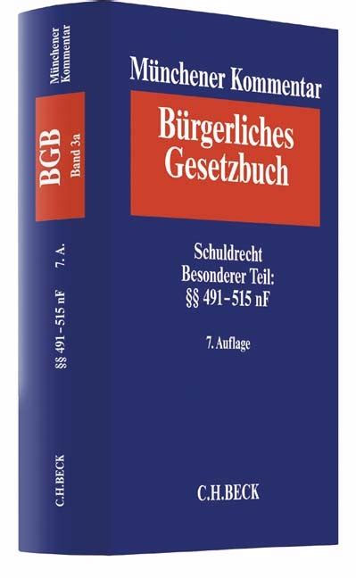 M Nchener Kommentar Zum B Rgerlichen Gesetzbuch Bd Von Harm Peter