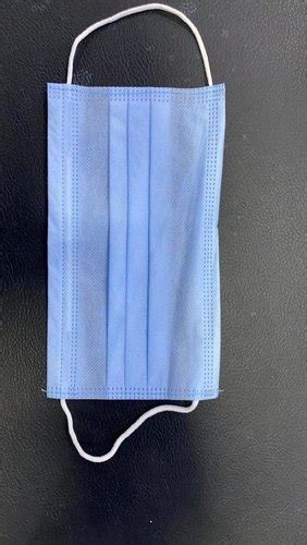 Blue Non Woven Disposable 3 Ply Surgical Face Mask At Best Price In