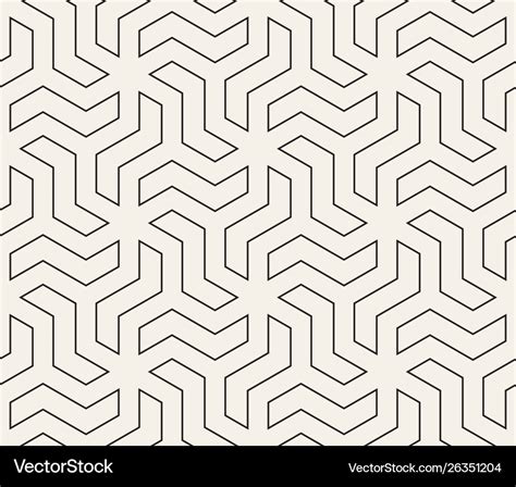 Seamless Geometric Pattern Simple Abstract Vector Image