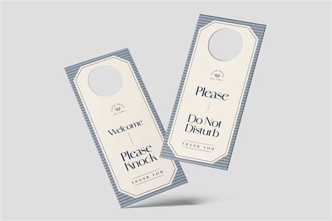 Hotel Door Hanger Template - BrandPacks