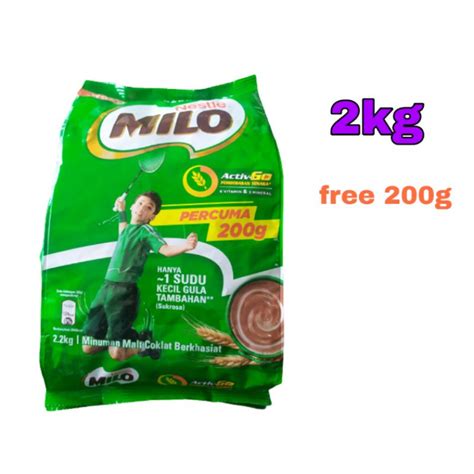 Nestle Milo Activ Go Kg Free G Shopee Malaysia