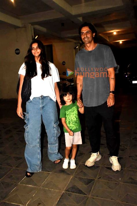 Photos Arjun Rampal And Gabriella Demetriades Snapped With Their Son