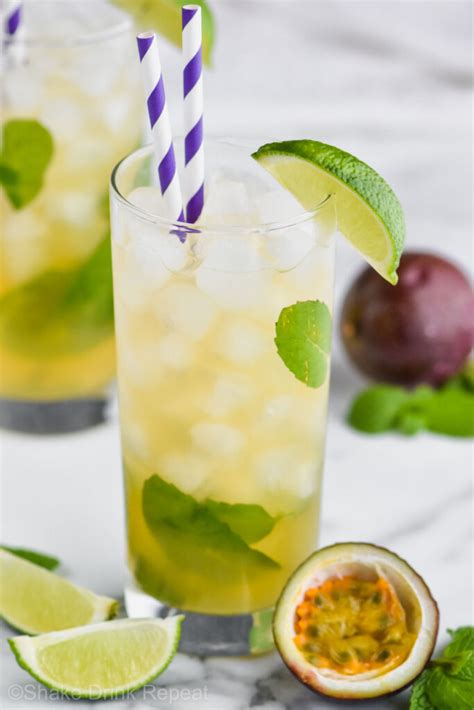 Passion Fruit Mojito Shake Drink Repeat