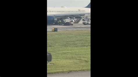 Delta Air Lines Plane Deploys Emergency Slides In Atlanta After Tires