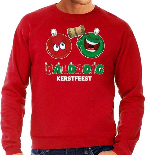 Bellatio Decorations Foute Kersttrui Sweater Voor Heren Baldadig