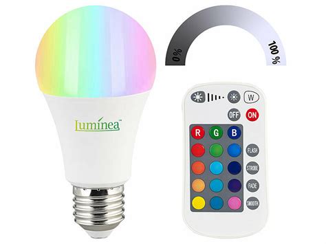 Ampoule Led E Rvb Et Blanc Lm Intensit Variable Avec