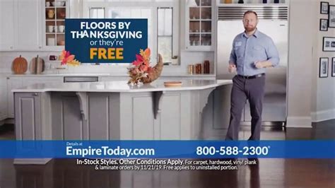 Empire Today Tv Spot Floors By Thanksgiving Ispottv