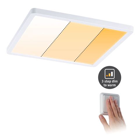 Paulmann Led Panel Areo Dimtowarm Eckig Wei Cm Lampenwelt Ch