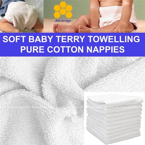 Baby Terry Nappies Dustsheetstore