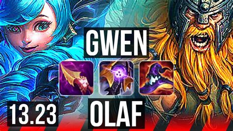 Gwen Vs Olaf Top Games M Mastery Legendary Euw Master