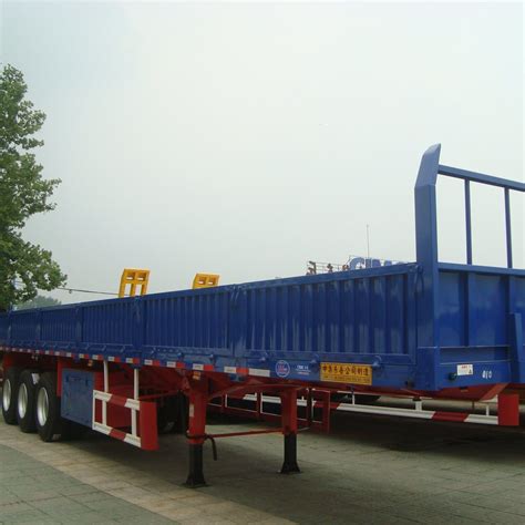 Vehicle Master Mm Axles Bulk Cargo Sidewall Truck Semi Trailer