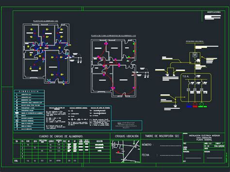 Plano eléctrico habitacional chile en AutoCAD CAD 1 59 MB Bibliocad