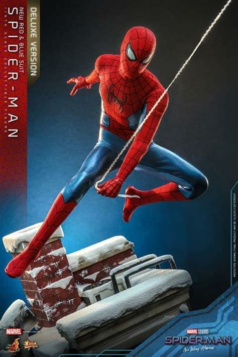 Hot Toys Spider Man No Way Home Spider Man New Red And Blue Suit