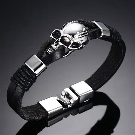 Pulsera Calavera Punk Rock Mascalaveras M S Calaveras