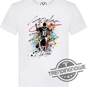 Messi La Pulga Paint Splash Graphic Shirt La Pulga Lionel Messi