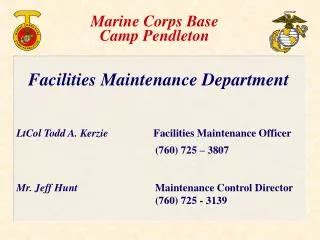 PPT Marine Corps Base Camp Pendleton PowerPoint Presentation Free