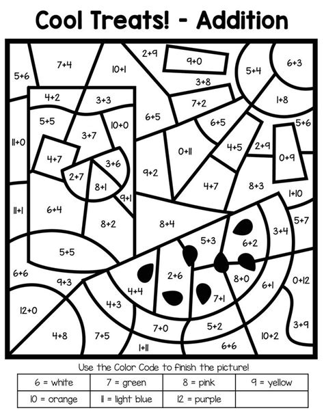 the color by number worksheet for kids to learn how to count numbers on