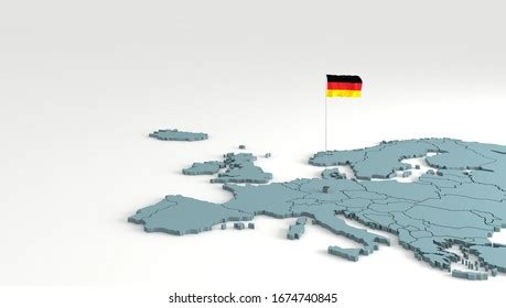 Germany Flag Europe Map Countries Flags Stock Illustration 1674740845 ...