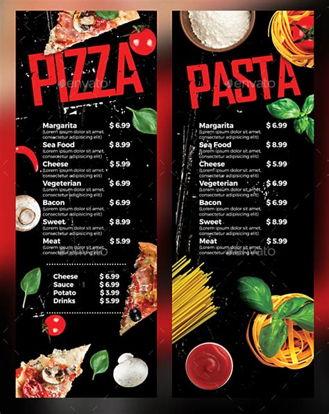 Pasta Menu Free Templates In Psd Ai Free Premium Templates