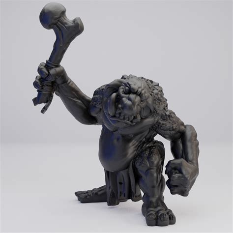 Hot Goblin ストーントロールB ミニチュア ホットゴブリン 棍棒攻撃