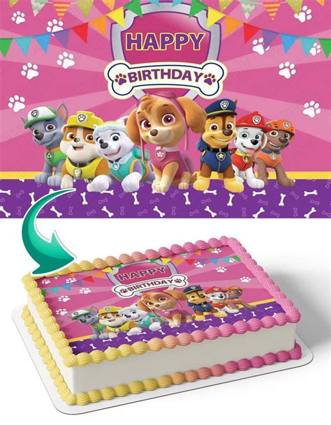 paw patrol cake topper 8