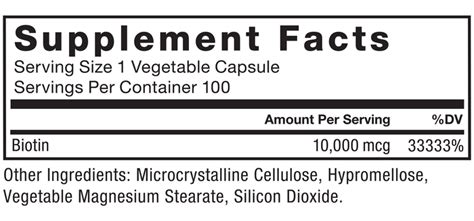 Biotin Force Factor