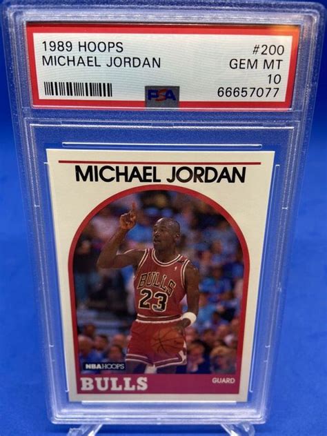 1989 NBA Hoops Michael Jordan 200 PSA 10 Catawiki