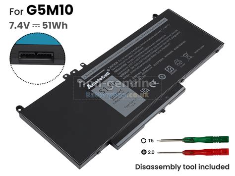 Dell G5m10 Replacement Battery From United Kingdom 51wh 4 Cells Uk