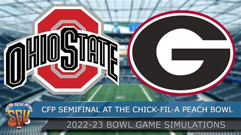 Georgia Vs Ohio State CFP Semifinal At The Chick Fil A Peach Bowl 12