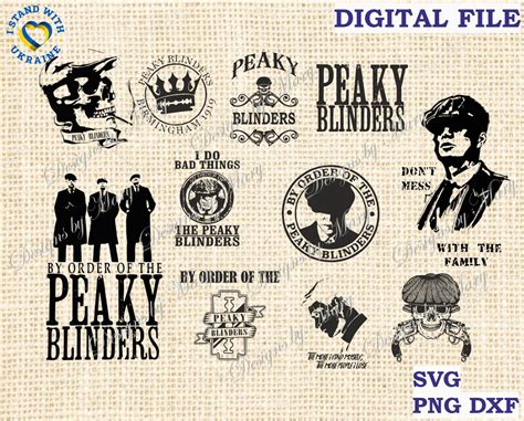 Peaky Blinders Svg By Order Of The Peaky Blinders Svg Tomas Etsy UK