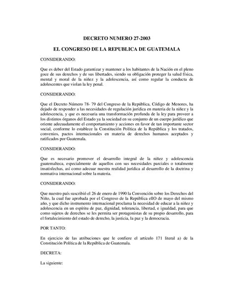 Calaméo Ley De Proteccion Integral De La Ninez Y Adolescencia Guatemala