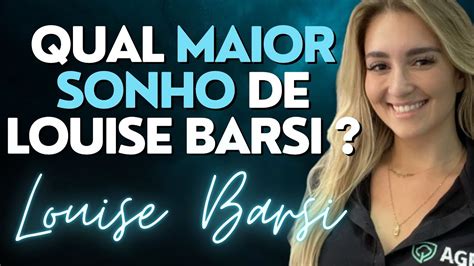 Louise Barsi O Maior Sonho De Louise Barsi Louisebarsi