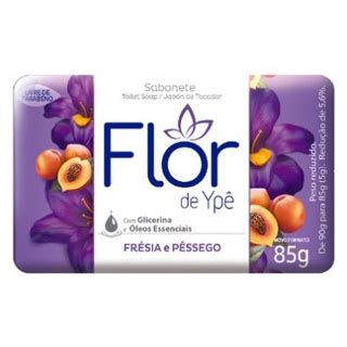 Sabonetes em barra Rosas Brancas e Avelã unidade 85g Flor de Ypê