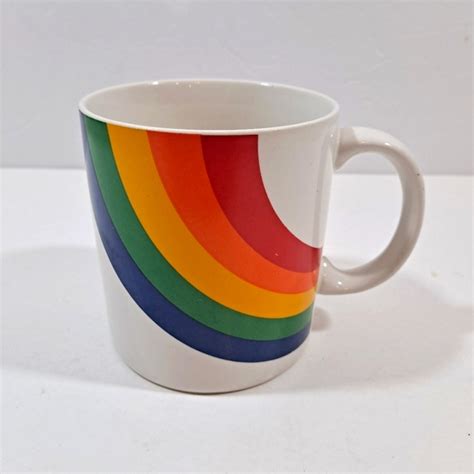 F T D A Dining Vintage Rainbow Coffee Mug Ftda Made In Korea