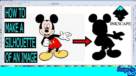 Make A Silhouette Of Any Image In Inkscape Inkscape For Beginners 59800