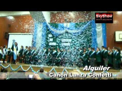 SkyShowEfectos Alquiler de Cañon Lanza Papeles Confetis Celeste y