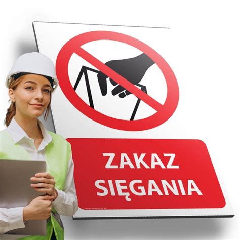 Tablica Pvc X Cm Zakaz Si Gania Uni Drukarnia