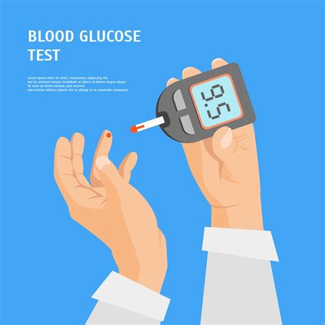 Concepto Diabetes Dibujos Animados Manos Humanas Sosteniendo Tarjeta