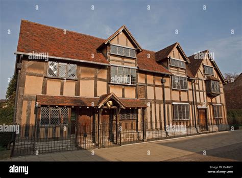 William Shakespeare S Birthplace In Stratford Upon Avon Stock Photo Alamy