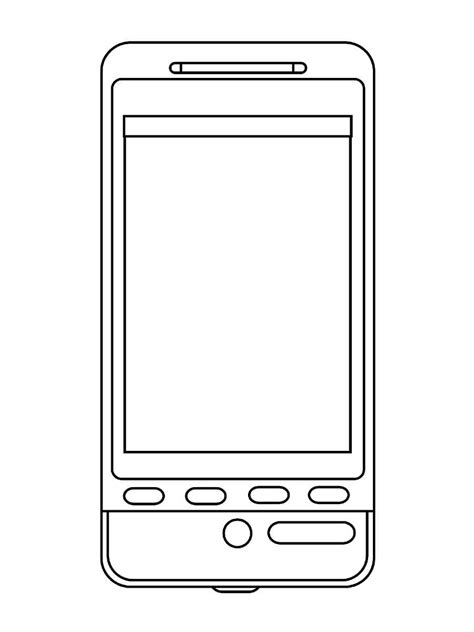 Cell Phone Coloring Pages