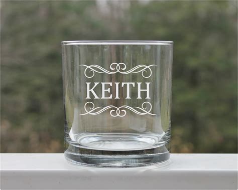 Personalized Whiskey Glasses Monogram Whiskey Glass Whiskey Etsy