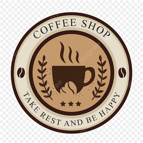 Desain Logo Kopi Kopi Logo Kafe Png Dan Vektor Dengan Background