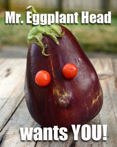 Mr Eggplant Head Wants You To Learn About Gleaning