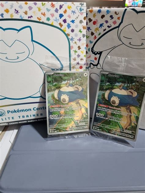 Snorlax Full Art Pokemon Center Exclusive Stamp 151 Promo Elite Trainer