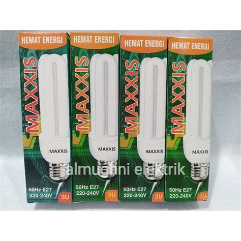 Jual Lampu Plc Maxxis U Watt Sni Lampu Plc U Maxxis Shopee Indonesia