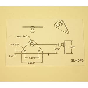 10 Mm Zinc Socket Bracket Gas Spring MRO Hardware