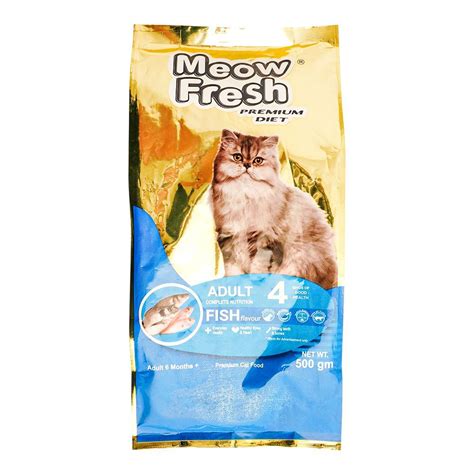 Meow Fresh Adult Cat Food Fish 500g Cats And Tails