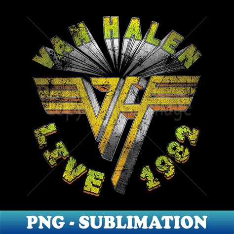 Van Halen Live 1982 - Instant Sublimation Digital Download - - Inspire Uplift